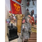 Estatua Legião Romana De Soldados Em Resina Bronze 1/32 1/18 - Imagem 4