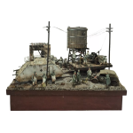 Diorama Estação Ferroviária de #Krasnyi Luch" Rússia - Dezembro de 1942 (Atual Ucrânia) - Frente Russa 1/35