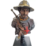 Pack de bustos Cavaleiros Templários Ordem de Cristo Séc. XII Resina 1/10 - Imagem 5