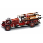Carro de bombeiros 1925 Ahrens-Fox N-S-4 Fire Engine, Red/ White 1/24 - Yatming #20108 - Imagem 2