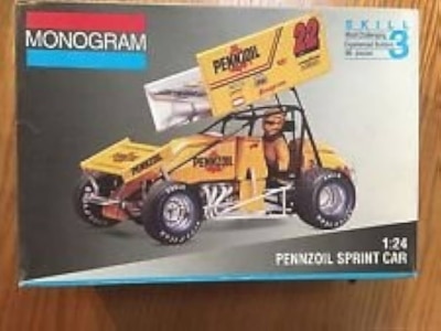 kIT Monogram Sprint Car plástico 1:24 #2445 (Antigo)