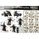 Kit Master Box German Motorcyclists, WWII 1/35 #35178 - Imagem 3