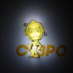 Mini Luminária C-3Po, 3D Light FX, Dourado #2004 - Imagem 3