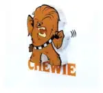 Mini Luminaria Star Wars Chewbacca 3d Deco Light Fx #2005 - Imagem 2