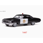 Ford Galaxie 500 1964 Police Car Sunstar 1:18 Preto 1447 - Imagem 2