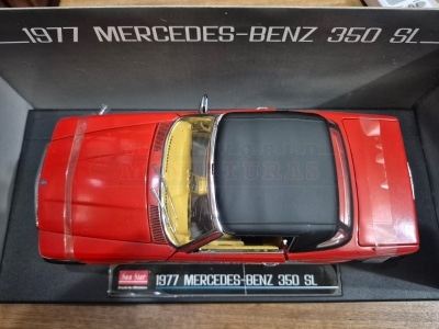 Mercedes-benz 350 Sl Soft 1977 Vermelho Sun Star 1/18 # (Raro) - Imagem 7
