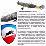 Brasão Alemão I./Jagdgeschwader 52 (I./JG 52) - II War 25 x 19 cm (mdf) - Imagem 3