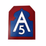 Brasão USA 5th Army MDF - 20x25cm - Imagem 2
