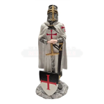 Mini Escudo Artesanal – Medieval Templário 7 x 6 cm
